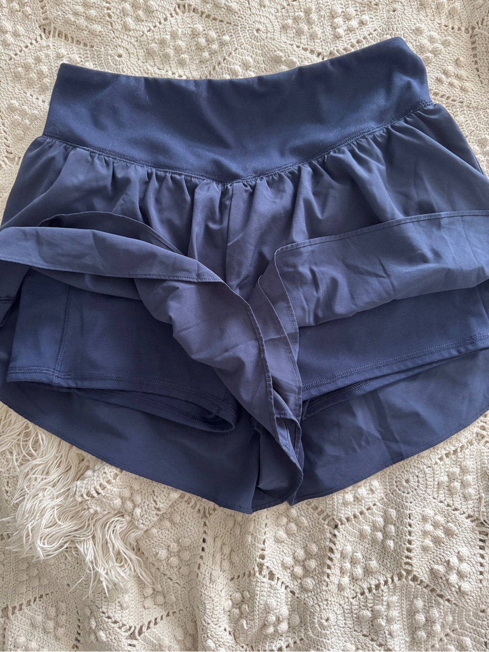 SO Navy Layered Ruffle Skort - Picture 2 of 4